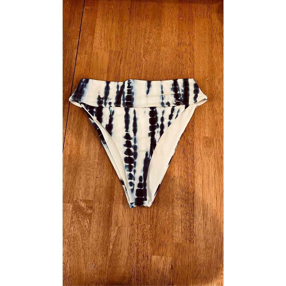 Forever 21 Black & White Bathing Suit Bottoms Womens SZ S new